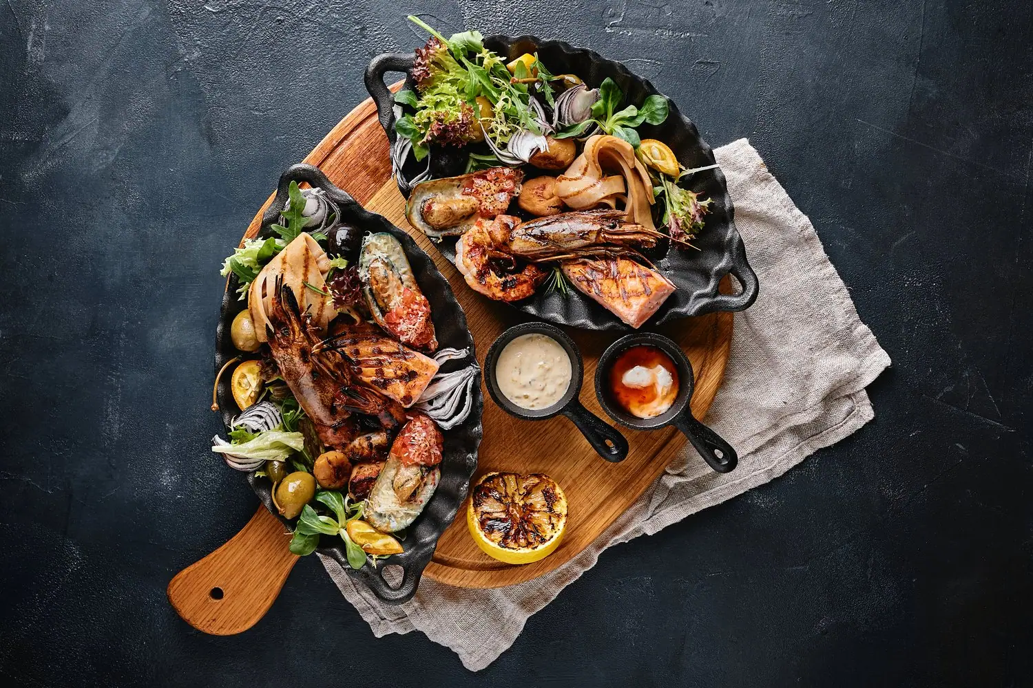 Seafood bary w Gdańsku: świeże owoce morza i ryby
